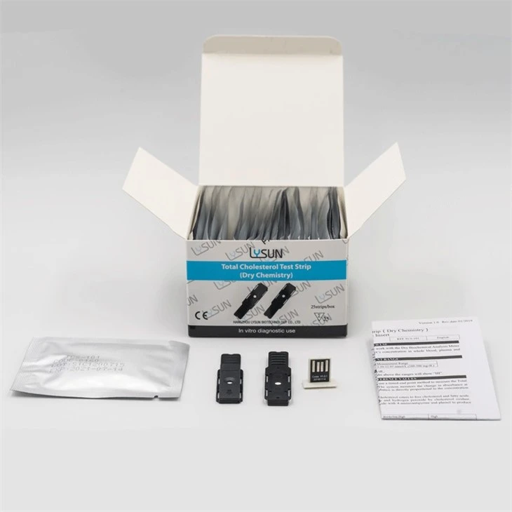 easy touch cholesterol test strips factory