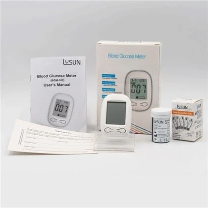 Komplet za merjenje sladkorja v krvi Lysun Glucometre Sugar Check Machine Testiranje sladkorne bolezni