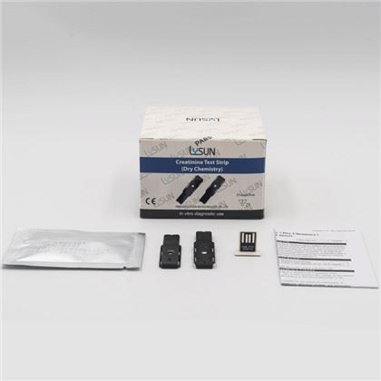 Prenosni merilnik suhe biokemijske analize z velikim zaslonom