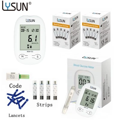 Visoko natančen diabetični testni aparat Glukometer Komplet analizatorja glukoze