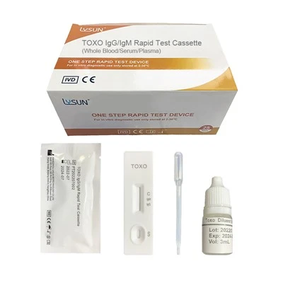 Toxo IgG/IgM hitri test, samotestiranje